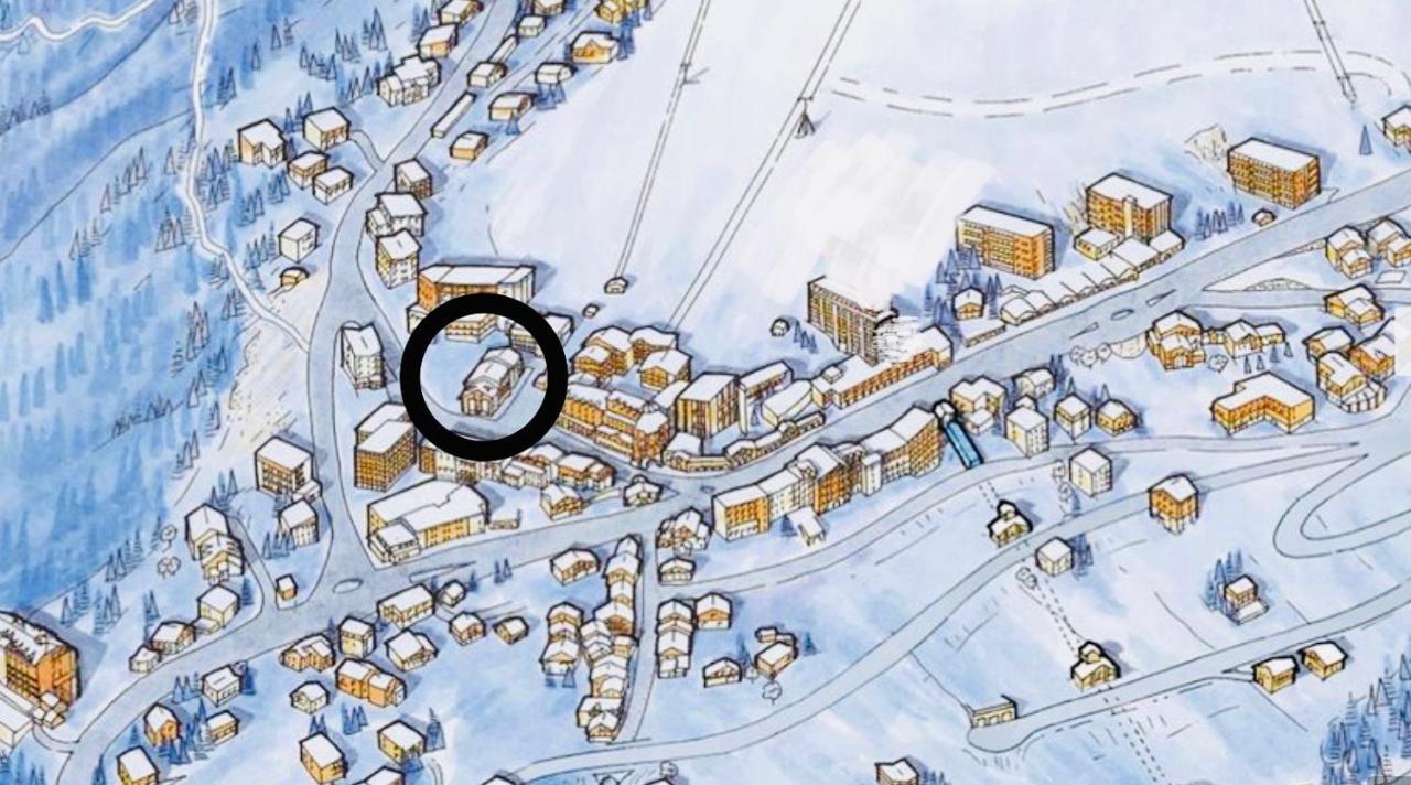 Le Marquis Courchevel Lägenhet Exteriör bild